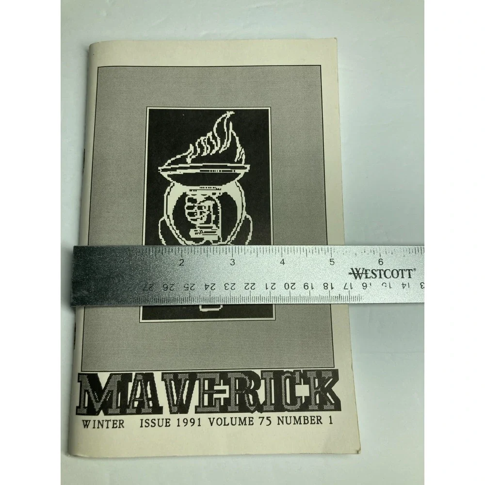Vtg NMMI Maverick Poetry Short Stories Cadets‎ Winter 1991 Vol 75 #1 Centennial